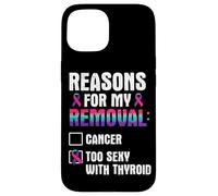 Thyroid Cancer Warrior Thyroid removal Case for iPhone 15