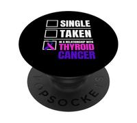 Thyroid Cancer Warrior Thyroid removal PopSockets Adhesive PopGrip