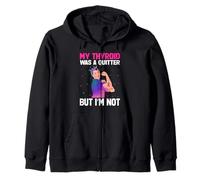 Thyroid Cancer Warrior Thyroid removal Zip Hoodie