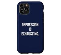 Thyroid Depression Fatigue Mental Health Awareness Warrior Case for iPhone 11 Pro
