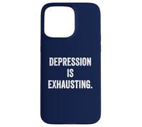 Thyroid Depression Fatigue Mental Health Awareness Warrior Case for iPhone 15 Pro Max