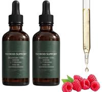 Thyroid Support Drops,Natural Formula,Body Balance & Support for Women and Men,60ml (2 Pcs)