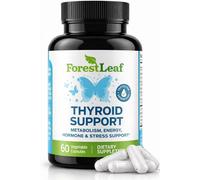 Thyroid Support Supplement Iodine B12 Energy Metabolism 60 Veg Capsules