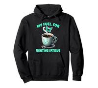 Thyroid Warrior Fuel Vintage Tee My Fuel for Fighting Coffee Pullover Hoodie