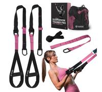 THYSOL Suspension Trainer Pro Xtreme Straps Sling Trainer Set with Adjust