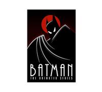 THYTJSZ Batman The Animated Series Canvas Poster Bedroom Decor Landscape Office Room Decor Gift 24x36inch(60x90cm)