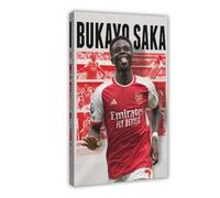 THYTJSZ Bukayo Saka Canvas Poster Bedroom Decor Landscape Office Room Decor Gift 08x12inch(20x30cm)