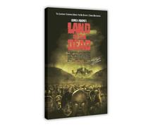 THYTJSZ Land of The Dead Movie Poster Canvas Poster Wall Art Decor Print Picture Paintings for Living Room Bedroom Decoration 20x30inch(50x75cm)