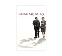 THYTJSZ Saving Mr. Banks (2013) Movie Poster Canvas Poster Wall Art Decor Print Picture Paintings for Living Room Bedroom Decoration 20x30inch(50x75cm)