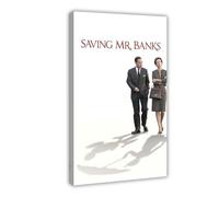 THYTJSZ Saving Mr. Banks (2013) Movie Poster Canvas Poster Wall Art Decor Print Picture Paintings for Living Room Bedroom Decoration 12x18inch(30x45cm)