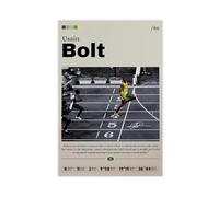 THYTJSZ Usain Bolt Poster Canvas Poster Wall Art Decor Print Picture Paintings for Living Room Bedroom Decoration 16x24inch(40x60cm)