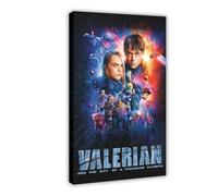THYTJSZ Valerian And The City of A Thousand Planets Canvas Poster Wall Art Decor Print Picture Paintings for Living Room Bedroom Decoration 24x36inch(60x90cm)