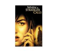 THYTJSZ When A Stranger Calls Movie Poster Canvas Poster Wall Art Decor Print Picture Paintings for Living Room Bedroom Decoration 16x24inch(40x60cm)