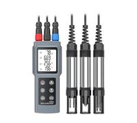 THYXGS 6 In 1 Water Quality Meter, Portable Fluorescent Dissolved Oxygen Meter, ODO/pH/COND./Salt/TDS/Temp. Meter, with 3 Probe, Supported ATC&°C/°F Switching&99 Data Storage