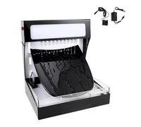 THYXGS Hydrophobic Testing Machine, Film Water Repellent Performance Display, with Pump and Hood Model, LED Light, Stainless Steel Water Outlet, Adjustable Flow Valve, for Car Paint Films