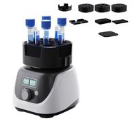 THYXGS Lab Vortex Mixer With Continuous Lab Vortex Shaker, Vortex Shaker, 200-4000rpm & 4.5mm Orbital Diameter, For Tubes, Nail Polish, Eyelash Adhesives And Hobby Paints Mixing vortex X2 pro