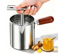THYXGS Stainless Steel Manual Juicer Press, Hand Press Ginger Squeezer, With Filter, High Juice Yield, Easy To Use & Clean, For Lemon, Orange, Ginger, Watermelon 2 sets