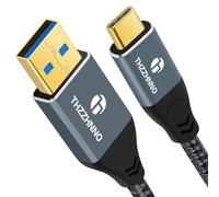 Thzzhnno USB A to USB C Cable 0.5M, USB 3.1 USB 3.2 Gen2 10Gbps Data Transfer Lead for Samsung Galaxy/iPhone 15/MacBook Pro/iPad Pro