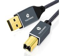 Thzzhnno USB Printer Cable 2M, USBA to USBB Cable, USB 2.0 Type A Male to B Male Scanner Cord for HP, Dell, Epson, Xerox, Lexmark, Brother, Canon, Samsung, Piano