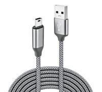 TI-84 Plus CE Charger Cable: 5ft USB Power and Data Cord for Texas Instruments TI84 Graphing Calculator - Compatible with TI-84 Plus C Silver Edition, TI-Nspire CX/CX CAS II, TI-89 Titanium
