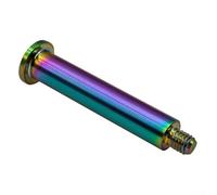 Ti Alloy Chain Tensioner Pulley Bolt For Brompton Bike With 8mm/10mm Mounting Aperture, M5 P0 8 Thread Fastener Stable Chain Tension Adjustment(Diameter 8mm)