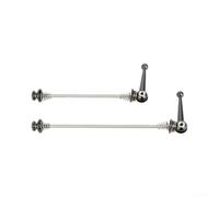 Ti-Alloy for Quick Release Skewer 140mm Front MTB Wheel CNC Aluminum for Quick Release Skewer 180mm Rear MTB Tool-Free Flip Lever Skewer 140mm for Mountain Bike Lightweight Ti-Alloy Skewer Set (black)