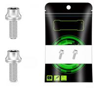 Ti-Alloy Water Bottle Holder Screws M5x12mm Flat Head(silver)