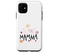 Ti Amo Mamma Cute Drawing Mama Mother's Day Italian Toddler Case for iPhone 11