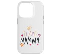 Ti Amo Mamma Cute Drawing Mama Mother's Day Italian Toddler Case for iPhone 14 Pro