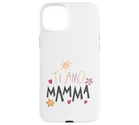Ti Amo Mamma Cute Drawing Mama Mother's Day Italian Toddler Case for iPhone 15 Plus