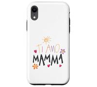 Ti Amo Mamma Cute Drawing Mama Mother's Day Italian Toddler Case for iPhone XR