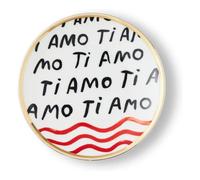 Ti Amo plate White