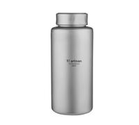 Ti artisan Titanium Water Bottle Sport Bottle 1000ml 34oz Ultralight Leakproof for Outdoor Camping Hiking (1000ml(33.82fl oz))