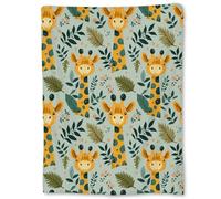 Ti Caldi Adorable Giraffe Blanket, Soft Flannel Throw Blanket for Couch, Bed, Travel, Living Room & Home Decor, Cozy Lightweight Warm Fuzzy Blankets for Adults Kids Women Boys Girls 60×50 in