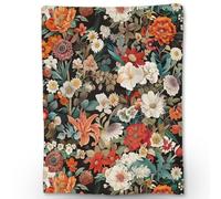 Ti Caldi Beautiful Floral Blanket - Soft Cozy Lightweight Flannel Throw Blanket for Couch, Bed, Travel, Outdoor Use, Decor | Warm, Fluffy, Fuzzy Blankets for Adults Kids Women Girls 50×60 in