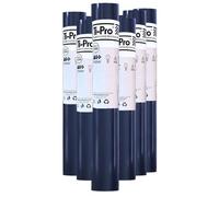 TI-Pro Blue Hard Floor Protector Film Roll 600mm x 25m - Self-Adhesive Waterproof Protective Film for Wood, Tile, Laminate | (6 Pack)