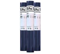 Ti-Pro Blue Hard Floor Protector Film Roll 600mm X 25M - Self-Adhesive Waterproof Protective Film For Wood, Tile, Laminate, 3 Pack