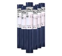 Ti-Pro Blue Hard Floor Protector Film Roll 600mm X 50M - Self-Adhesive Waterproof Protective Film For Wood, Tile, Laminate, 6 Pack