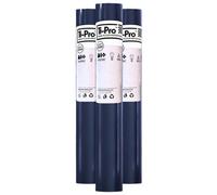 Ti-Pro Blue Hard Floor Protector Film Roll 600mm X 50M - Self-Adhesive Waterproof Protective Film For Wood, Tile, Laminate, 3 Pack