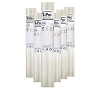 TI-Pro Clear Self-Adhesive Carpet Protector Film Roll 600mm x 25m - DIY Heavy Duty Waterproof Floor Protection | (6 Pack)