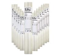 TI-Pro Clear Self-Adhesive Carpet Protector Film Roll 600mm x 25m - DIY Heavy Duty Waterproof Floor Protection | (12 Pack)