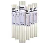 Ti-Pro Clear Self-Adhesive Carpet Protector Film Roll 600mm X 50M - Diy Heavy Duty Waterproof Floor Protection, 6 Pack