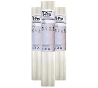 TI-Pro Clear Self-Adhesive Carpet Protector Film Roll 600mm x 50m - DIY Heavy Duty Waterproof Floor Protection | (3 Pack)