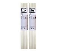 TI-Pro Clear Self-Adhesive Carpet Protector Film Roll 600mm x 50m - DIY Heavy Duty Waterproof Floor Protection | (2 Pack)