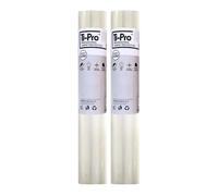 TI-Pro Clear Self-Adhesive Carpet Protector Film Roll 600mm x 50m - DIY Heavy Duty Waterproof Floor Protection | (2 Pack)