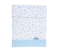 Ti TIN 3 Piece Bed Set, Cotton, Stars-Sky Blue, 3 Unidad (Paquete de 1)