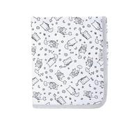 Ti TIN Baby Swaddle 80 x 80 cm, Double Layer 100% Cotton, Breathable, Extra Soft, Easy to Wash and Tumble Dry, Lightweight Design and Fun Prints