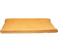 Ti TIN Changing Table Mat Cover Made of Terry Towelling Fabric, 80 x 50 cm, Soft and Absorbent Changing Mat Cover, Cover Made of Adaptive Elastic Fabric, 100% Microfibre, Colour: Orange