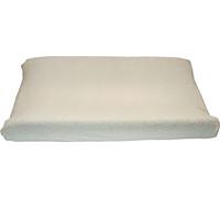 Ti TIN Changing Table Mat Cover Made of Terry Towelling Fabric, 80 x 50 cm, Soft and Absorbent Changing Mat Cover, Cover Made of Adaptive Elastic Fabric, 100% Microfibre, Colour: White