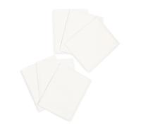 Ti TIN | Cot Bed Sheets Pack of 6 | 100% White Cotton | 53 x 132 cm